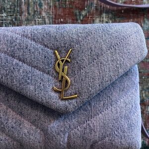YSL denim bag